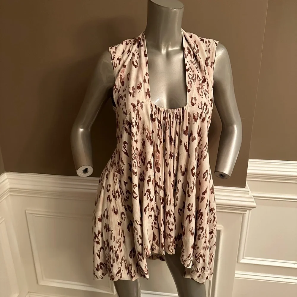 NWD FREE PEOPLE Super Mini Animal Print Sz M